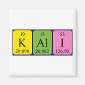 Kali-Periodenmagnet Magnet (Vorne)