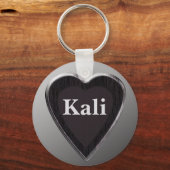 Kali Personalisiert Heart Keychain von 369MyName Schlüsselanhänger (Vorderseite)