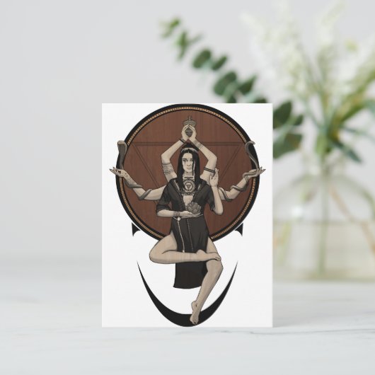 Kali Postkarte (Stehend Vorderseite)