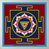 Kali Puja Yantra Poster (Vorne)