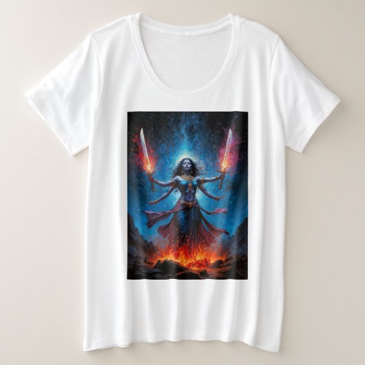Kali Rising Große Größe T-Shirt (Design vorne)