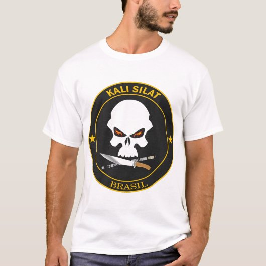 Kali Silat Totenkopf T-Shirt (Vorderseite)