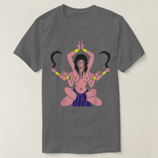 Kali THindu Hinduismus Gods tee (Design vorne)