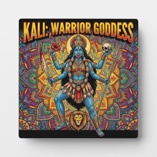 Kali Warrior Goddess Fotoplatte (Vorderseite)