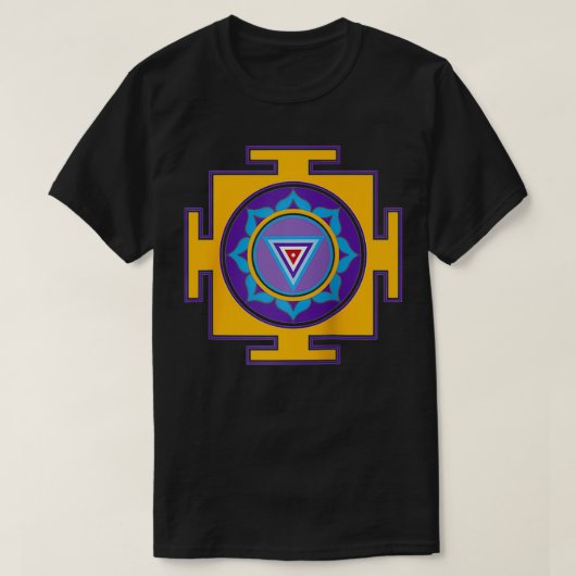 Kali Yantra Goddess Mindfulness T-Shirt (Design vorne)