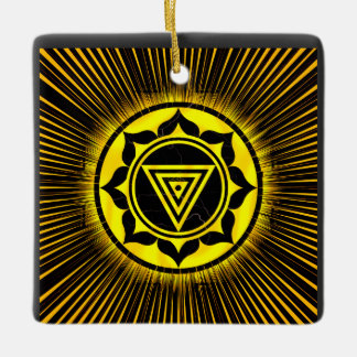 Kali Yantra Golden Rise Pen Keramikornament