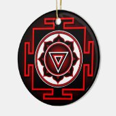 Kali Yantra Keramik Ornament (Links)