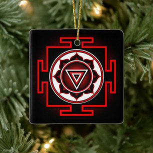 Kali Yantra Keramikornament