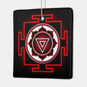 Kali Yantra Keramikornament (Links)