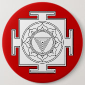 Kali Yantra Knopf Button (Vorderseite)