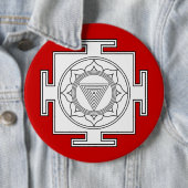 Kali Yantra Knopf Button (Beispiel)