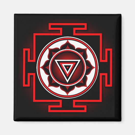 Kali Yantra Magnet (Vorne)