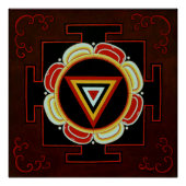 Kali Yantra Poster (Vorderseite)