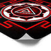 Kali Yantra Poster (Ecke)