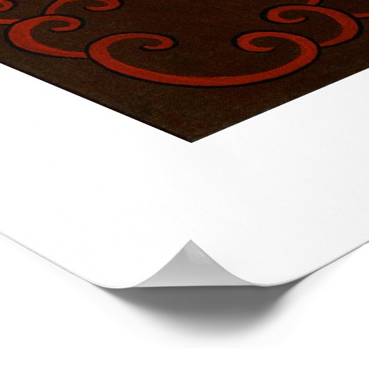 Kali Yantra Poster (Ecke)