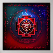 Kali Yantra Poster (Vorne)