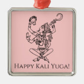 Kali Yuga Ornament Aus Metall (Vorne)