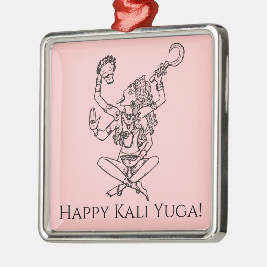 Kali Yuga Ornament Aus Metall (Links)