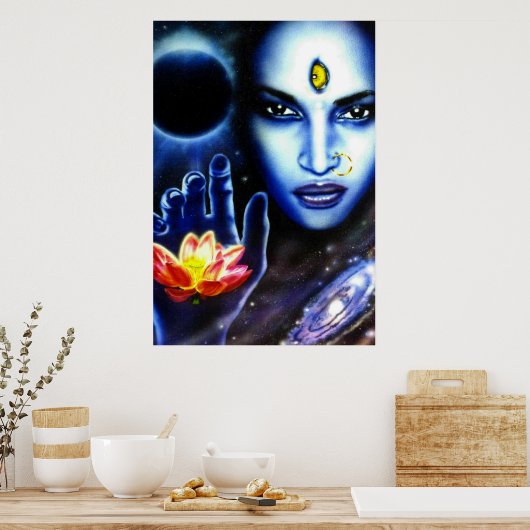 Kali - Zyklen des Lebensplakats Poster (Küche)