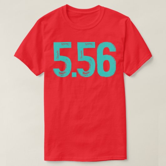 Kaliber 556 mm T-Shirt (Design vorne)