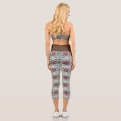 Kalider-Zaubermuster Capri Leggings (Rückseite)