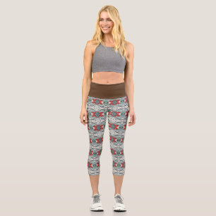 Kalider-Zaubermuster Capri Leggings