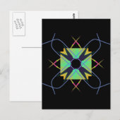 Kalido6 Postkarte (Vorne/Hinten)