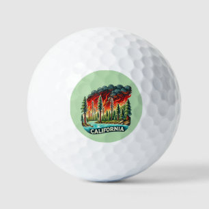 KALIFORNIA FIRE Schlüsselanhänger Golfball