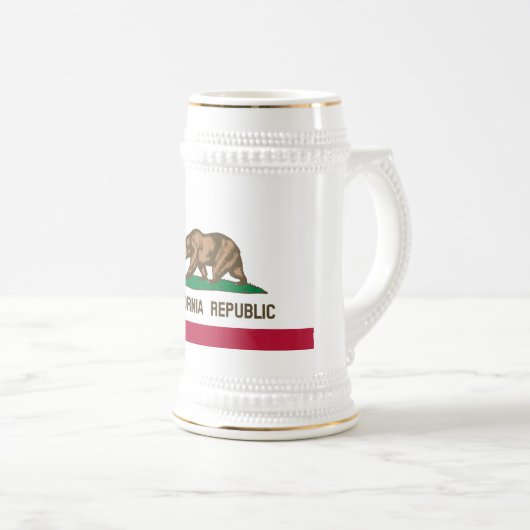 KALIFORNIA FLAG BIERGLAS (VorderseiteRechts)