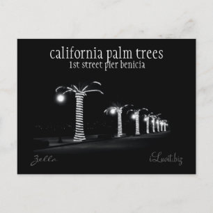 KALIFORNIA PALM TREES by iLuvit.biz - post card Postkarte