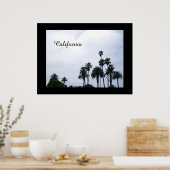 KALIFORNIA PALMS-Plakat Poster (Küche)