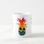 KALIFORNIA PINEAPPLE SUNSET PALM BÄUME KAFFEETASSE (Mittel)