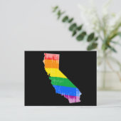 KALIFORNIA PRIDE - DISTRESSED -.pnng Postkarte (Stehend Vorderseite)