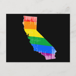 KALIFORNIA PRIDE - DISTRESSED -.pnng Postkarte