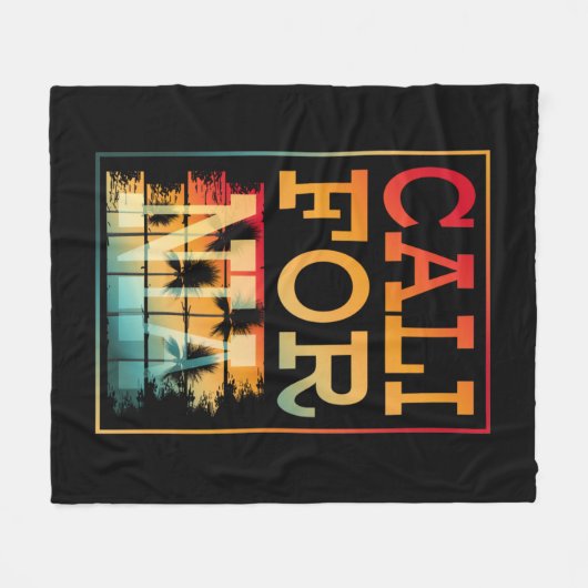 KALIFORNIA SOMMERSTRAND FLEECEDECKE (Vorderseite (Horizontal))