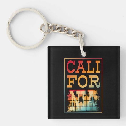 KALIFORNIA SOMMERSTRAND SCHLÜSSELANHÄNGER (Vorderseite)