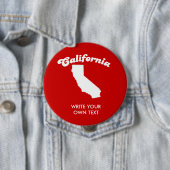 KALIFORNIA STAAT MOTTO T - SHIRT T - Shirt Button (Beispiel)