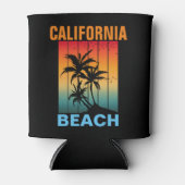 KALIFORNIA STRAND VINTAG RETRO SUNSET CUSTOM DOSENKÜHLER (Vorderseite)