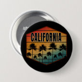 KALIFORNIA SUNSET PALM TREMEN SOMMER BUTTON (Vorne & Hinten)