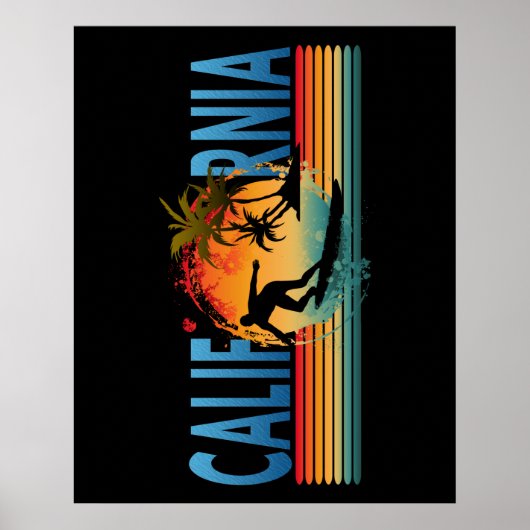 KALIFORNIA SUNSET SOMMER POSTER (Vorne)