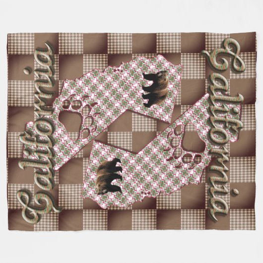 Kalifornien2025 Fleecedecke (Vorderseite (Horizontal))