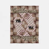 Kalifornien2025-klein Fleecedecke (Vorderseite)