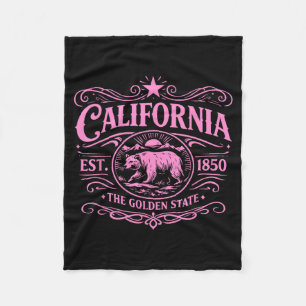 Kalifornien 1850 Bär Vintage SoCal Norcal Los Fleecedecke