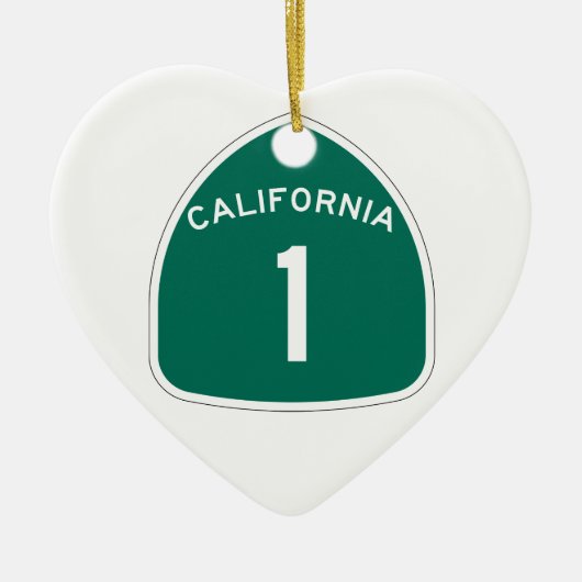Kalifornien 1 keramikornament (Vorne)