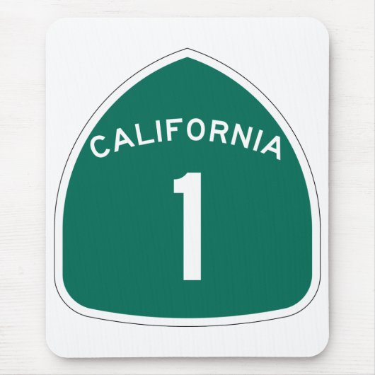 "Kalifornien 1" Mousepad (Vorne)
