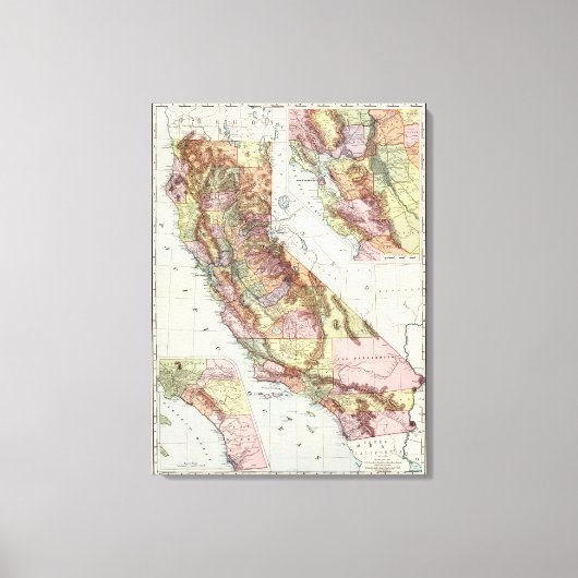 Kalifornien 2 leinwanddruck (Vorderseite)