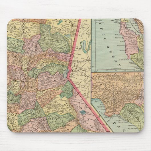 Kalifornien 3 mousepad (Vorne)