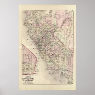 Kalifornien 4 poster