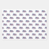 Kalifornien, 50 Staaten, Liberty Bell Geschenkpapier Set (Vorderseite)