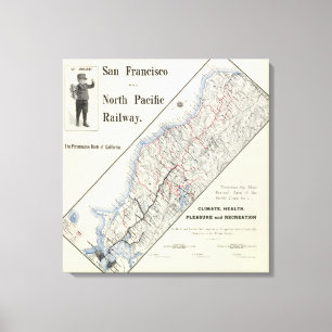 Kalifornien 5 leinwanddruck